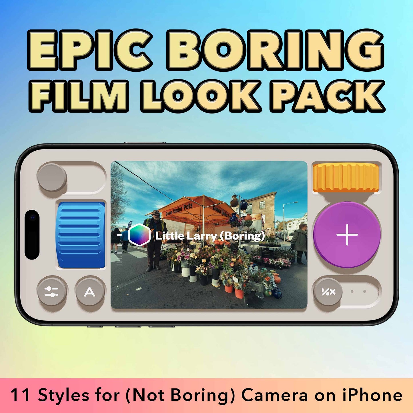 Epic Boring Film Look Pack for (Not Boring) Camera