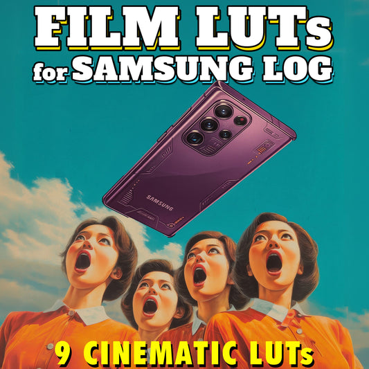 Samsung Log LUT Pack – 9 Cinematic LUTs